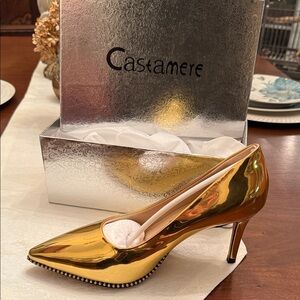 Gold Women's Heels size 8
